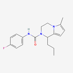 N-(4-fluorophenyl)-6-methyl-1-propyl-3,4-dihydro-1H-pyrrolo[1,2-a]pyrazine-2-carboxamide