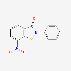 molecular formula C13H8N2O3Se B1230251 RP-63600 CAS No. 119214-92-5