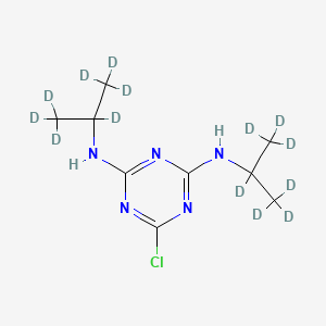 molecular formula C9H16ClN5 B12302533 Propazine-d14 