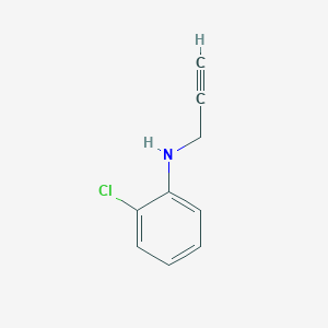 molecular formula C9H8ClN B123028 2-chloro-N-(prop-2-ynyl)benzenamine CAS No. 154519-62-7
