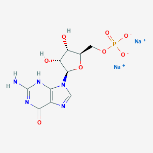 molecular formula C10H12N5Na2O8P · nH2O (n = ca. 7) B123029 Guanosine 5'-monophosphate disodium salt CAS No. 5550-12-9