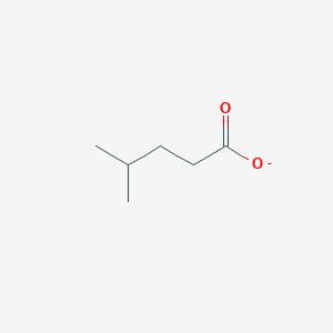 molecular formula C6H11O2- B1230305 4-Methylpentanoate 
