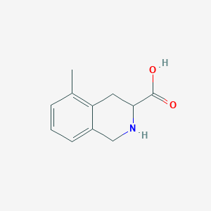 molecular formula C11H13NO2 B123031 5-methyl-1,2,3,4-tetrahydroisoquinoline-3-carboxylic Acid CAS No. 151637-59-1