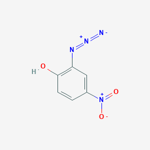 molecular formula C6H4N4O3 B1230318 2-Azido-4-nitrophenol CAS No. 33354-58-4