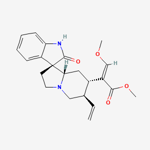 molecular formula C22H26N2O4 B1230319 Isocorynoxeine CAS No. 51014-29-0