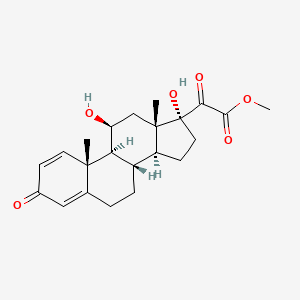 molecular formula C22H28O6 B1230322 Methyl prednisolonate CAS No. 57072-99-8