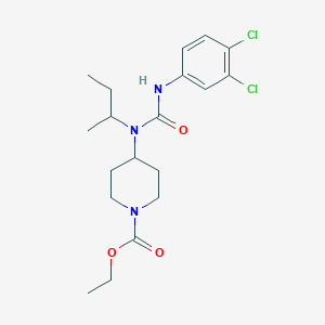 Ethyl 4-(sec-butyl{[(3,4-dichlorophenyl)amino]carbonyl}amino)piperidine-1-carboxylate