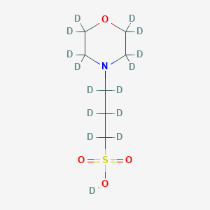 molecular formula C7H15NO4S B12303388 MOPS-d15 