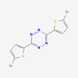 molecular formula C10H4Br2N4S2 B12304140 3,6-Bis(5-bromothiophen-2-yl)-1,2,4,5-tetrazine 