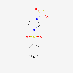 1-(4-Methylphenyl)sulfonyl-3-methylsulfonylimidazolidine