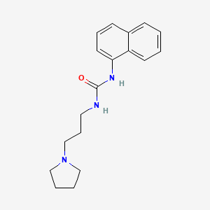 1-(1-Naphthalenyl)-3-[3-(1-pyrrolidinyl)propyl]urea