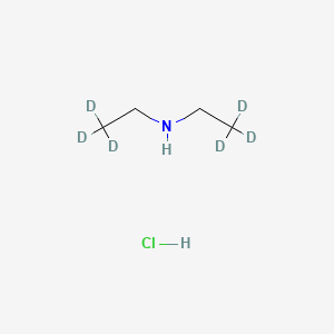molecular formula C4H12ClN B12304266 Diethyl-2,2,2,2',2',2'-d6-amine HCl 