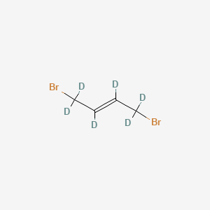 molecular formula C4H6Br2 B12304533 (E)-1,4-Dibromobut-2-ene-d6 