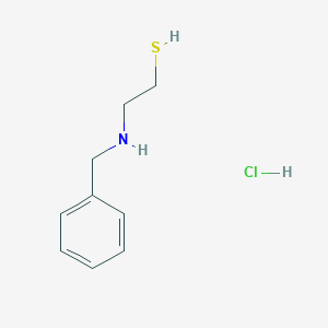 Ethanethiol, 2-((phenylmethyl)amino)-, hydrochloride
