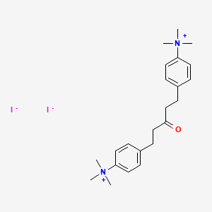 1,5-Bis(4-trimethylammoniumphenyl)pentan-3-one diiodide
