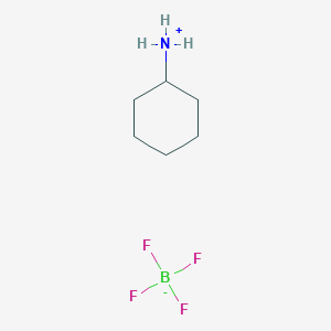 molecular formula C7H17BF3N B12304728 Cyclohexylammonium tetrafluoroborate(1-) CAS No. 71893-43-1