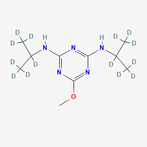 molecular formula C10H19N5O B12304778 Prometon-d14 