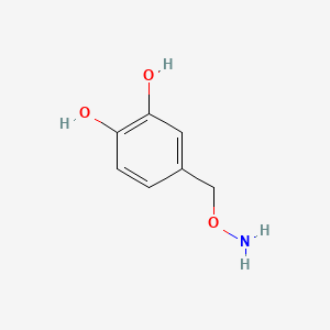 molecular formula C7H9NO3 B1230503 3,4-Dihydroxybenzyloxyamine CAS No. 4792-85-2