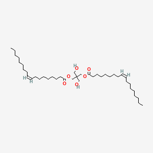 molecular formula C41H76O6 B1230508 9-Octadecenoic acid (9Z)-, 2,2-bis(hydroxymethyl)-1,3-propanediyl ester CAS No. 25151-96-6