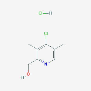 molecular formula C8H11Cl2NO B123052 (4-Chloro-3,5-dimethylpyridin-2-yl)methanol Hydrochloride CAS No. 143016-70-0
