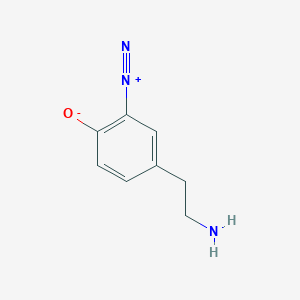 molecular formula C8H9N3O B1230528 3-Diazotyramine CAS No. 89411-46-1