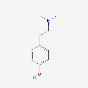 molecular formula C10H15NO B123053 Hordenine CAS No. 539-15-1