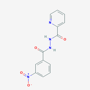 N'-(3-nitrobenzoyl)pyridine-2-carbohydrazide