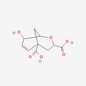 2-Oxabicyclo[3.3.1]non-6-en-8-ol-3,5-COOH
