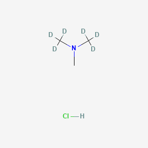 molecular formula C3H10ClN B12305426 Trimethylammonium chloride-d6 