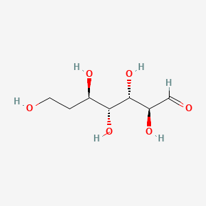 B1230569 6-Deoxy-manno-heptopyranose CAS No. 40653-20-1