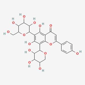 molecular formula C26H28O14 B1230585 Schaftoside CAS No. 207461-10-7