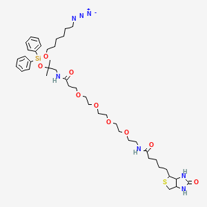 molecular formula C43H67N7O9SSi B12305862 DADPS Biotin Azide 