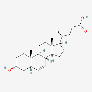 3alpha-Hydroxy-5beta-chol-6-en-24-oic acid