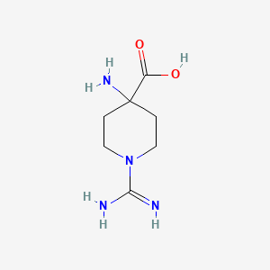 4-Amino-1-guanylpiperidine-4-carboxylic acid