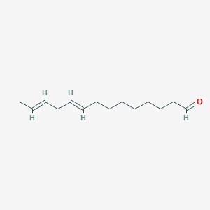 molecular formula C14H24O B12305983 (9Z,12E)-9,12-Tetradecadienal 