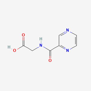 molecular formula C7H7N3O3 B1230604 Pyrazinuric acid CAS No. 57229-37-5