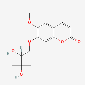 molecular formula C15H18O6 B1230619 Obtusinin 