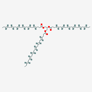 molecular formula C69H98O6 B12306394 Docosahexaenoic acid, 1,2,3-propanetriyl ester 