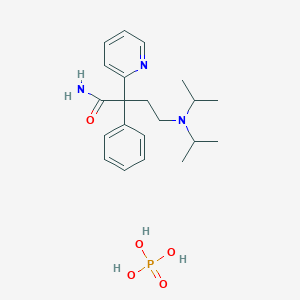 molecular formula C21H32N3O5P B123064 Disopyramide Phosphate CAS No. 22059-60-5