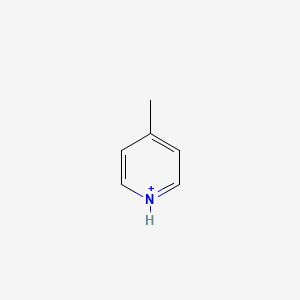 molecular formula C6H8N+ B1230649 4-Methylpyridinium 