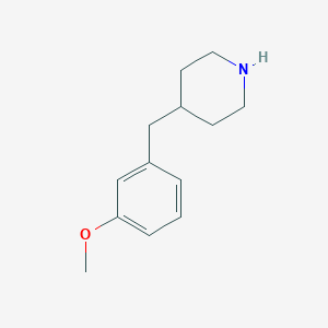 molecular formula C13H19NO B123066 4-(3-Methoxybenzyl)piperidine CAS No. 150019-61-7