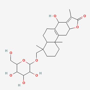 molecular formula C26H38O9 B12306660 Phlogacanthoside A 