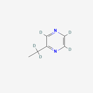 molecular formula C6H8N2 B12306787 2-Ethylpyrazine-d5 