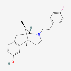 molecular formula C22H26FNO B1230688 Fluorophen 