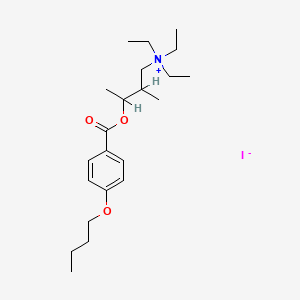molecular formula C22H38INO3 B1230694 Quateron CAS No. 3818-40-4