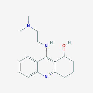 molecular formula C17H23N3O B012307 1-Acridinol, 1,2,3,4-tetrahydro-9-((2-(dimethylamino)ethyl)amino)- CAS No. 104628-18-4
