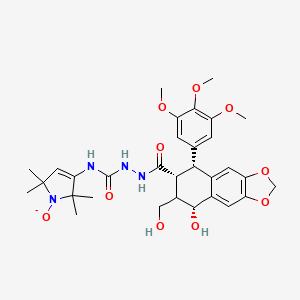 molecular formula C31H39N4O10- B1230701 GP 11 CAS No. 87435-55-0