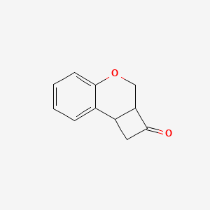 molecular formula C11H10O2 B12307169 7-Oxatricyclo[6.4.0.0,2,5]dodeca-1(12),8,10-trien-4-one 