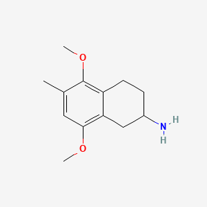 1,2,3,4-Tetrahydro-5,8-dimethoxy-6-methyl-2-naphthalenamine