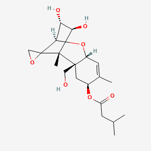 3,4,15-Trihydroxy-12,13-epoxytrichothec-9-en-8-yl 3-methylbutanoate